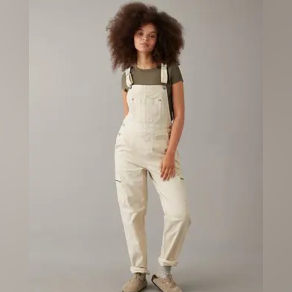 AE Stretch cargo corduroy overalls - Picture 1 of 5